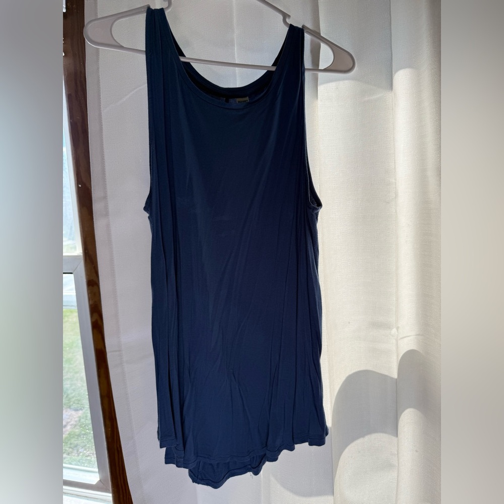 Old Luxe Blue Tank Top